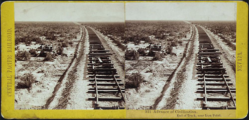 #321 - Advance of Civilization, End of Track, near Iron Point