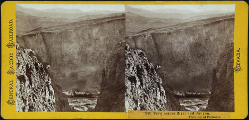 #341 - View across the River and Canyon, from top of Palisades