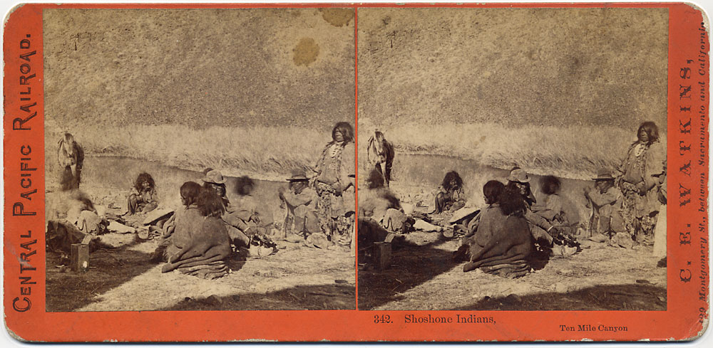 Watkins #342 - Shoshone Indians. 10 mile Canyon