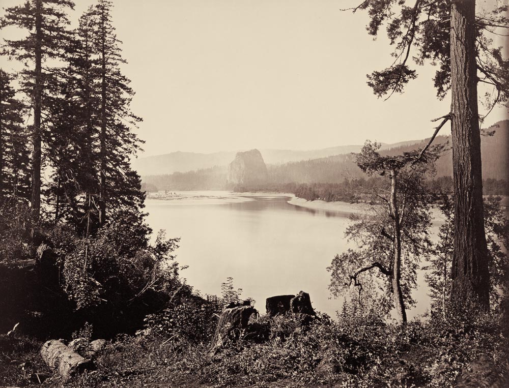Watkins #426 - Castle Rock, from McCrary's Farm, Washington Territory