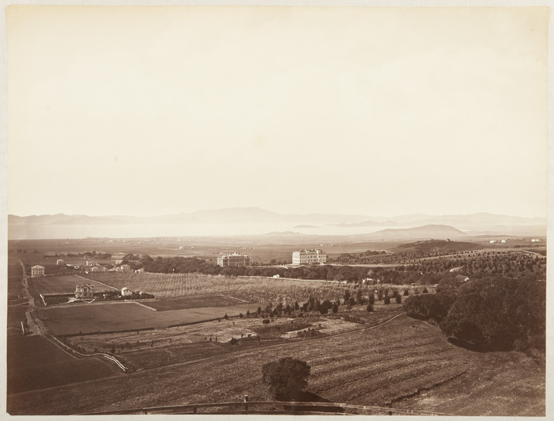 Watkins #674 - View from the University Grounds, Berkeley, Alameda County