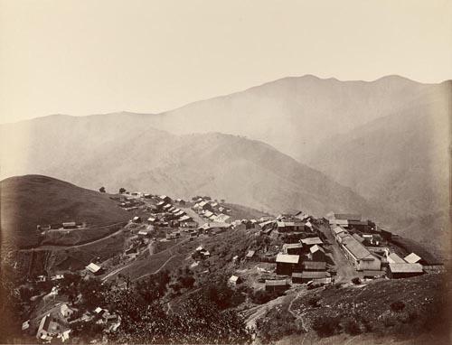 #135 - Town on the Hill from the Mine Peak, New Almaden