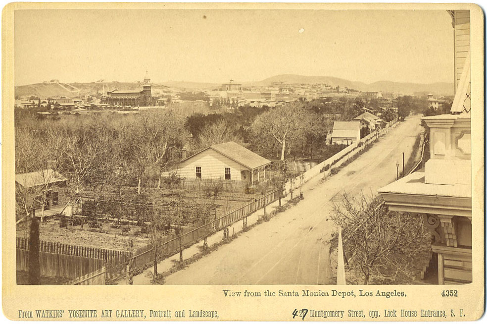 Watkins #4352 - View from the Santa Monica Depot, Los Angeles.