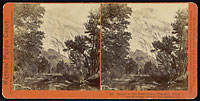 33 - Tacoye, or the North Dome, 3730 feet. View from Hutchings, Yosemite Valley, Mariposa Co.