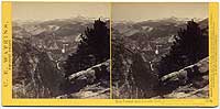 #1154-The Vernal and Nevada Falls from Glacier Point